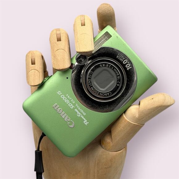Canon PowerShot SD1200 IS Digital Camera | 10MP | Rare Green - Picture 1 of 5
